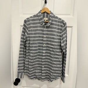 Club Monaco Gray striped shirt in men’s small
